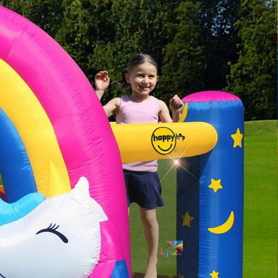 Aire de Jeux Gonflable Licorne FANTASY UNICORN | Happy Hop