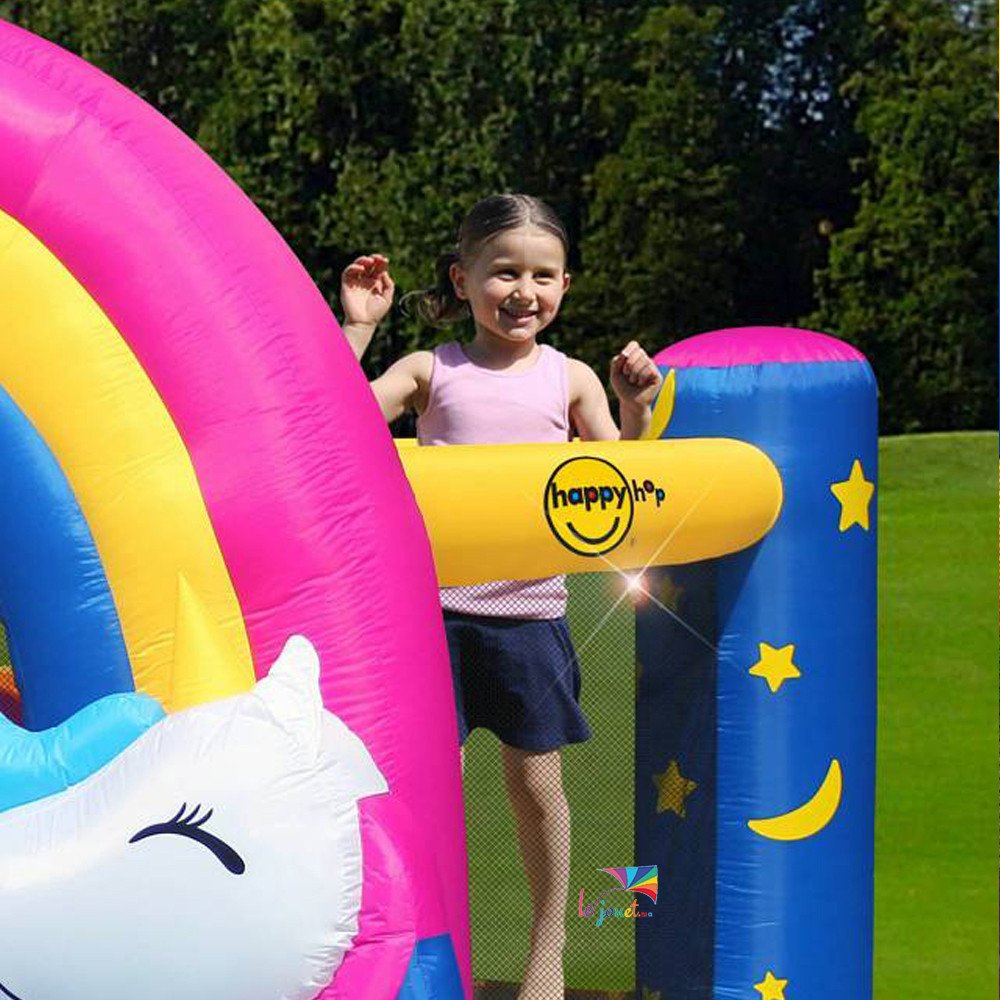 Aire de Jeux Gonflable Licorne FANTASY UNICORN | Happy Hop