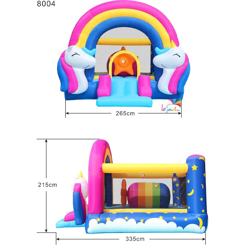 Aire de Jeux Gonflable Licorne FANTASY UNICORN | Happy Hop