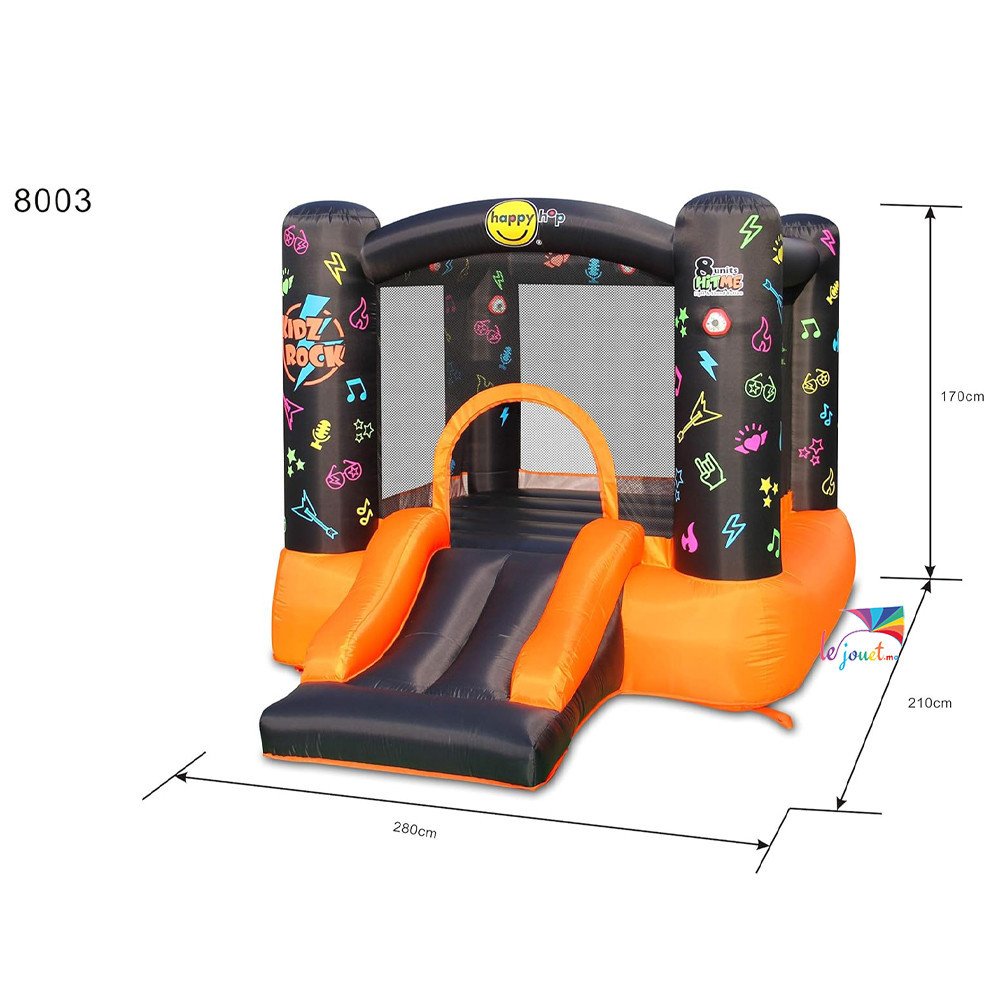 Château Gonflable Interactif Kidz Rock | Happy Hop 8003