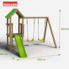 Aire de jeux bois EASY XPERIENCE - Trigano