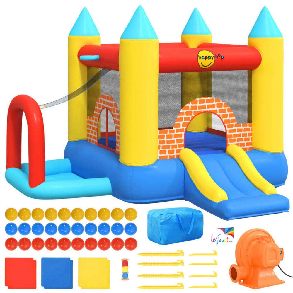 Happy hop -  Grande Aire de jeux gonflable - 4 en 1 – 9114 -