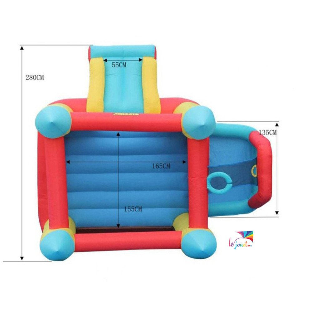Aire de Jeux Gonflable 4-en-1 Happy Hop 9114