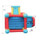 Happy hop -  Grande Aire de jeux gonflable - 4 en 1 – 9114 -