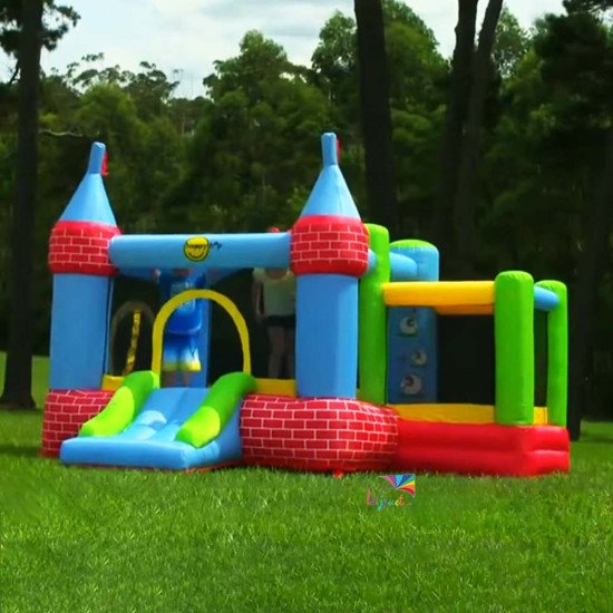 Happy hop -  Aire de jeux gonflable FERME - 9112