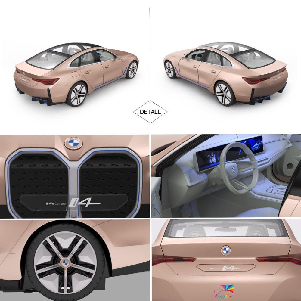 Voiture BMW i4 Télécommandée RASTAR 1:14 | LEJOUET.ma
