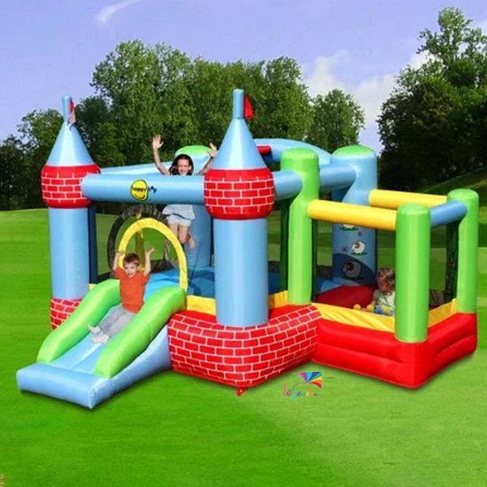 Aire de Jeux Gonflable FERME 9112 | Happy Hop