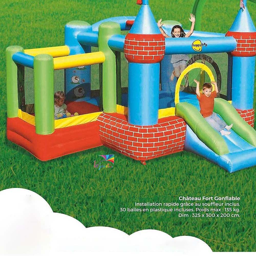 Aire de Jeux Gonflable FERME 9112 | Happy Hop