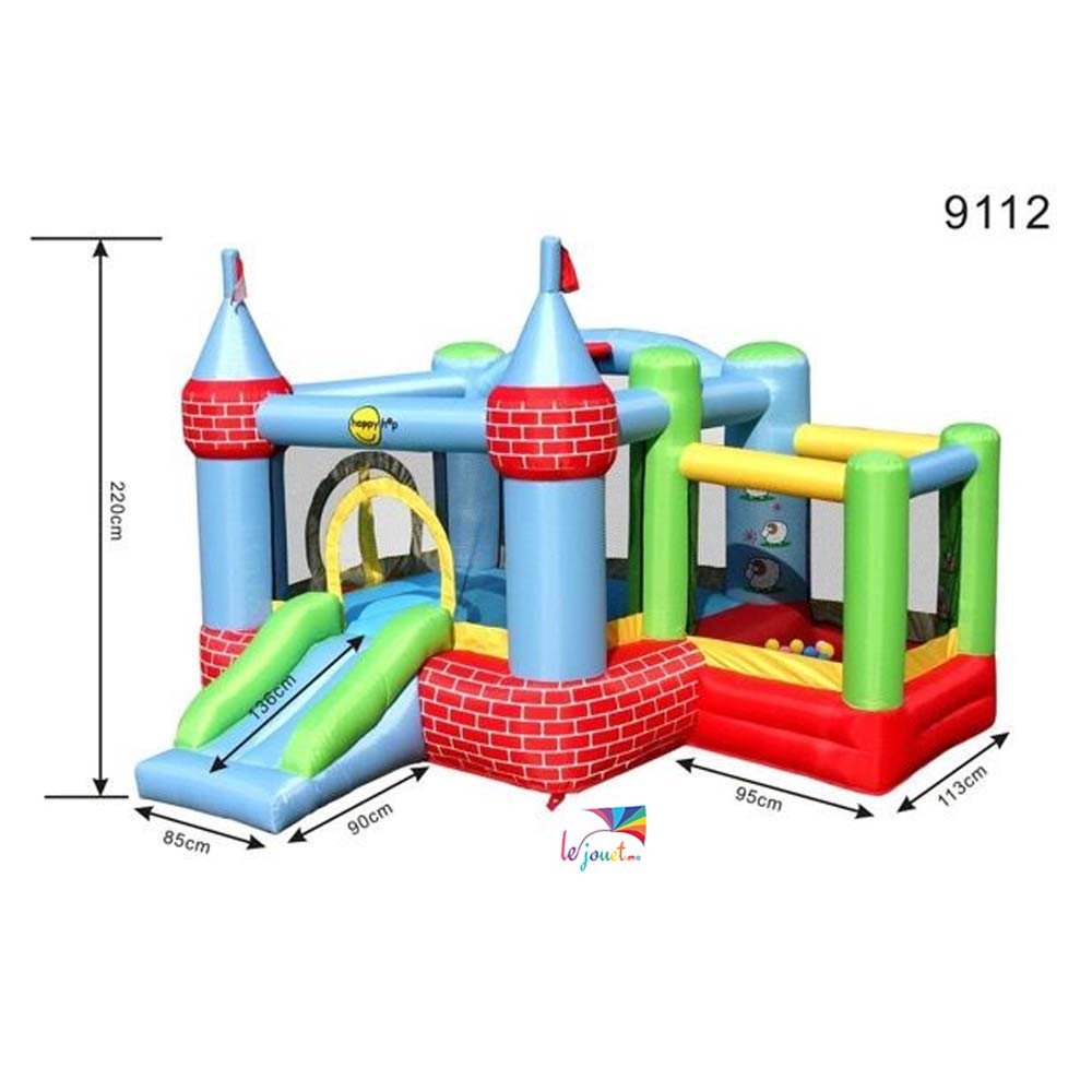 Aire de Jeux Gonflable FERME 9112 | Happy Hop