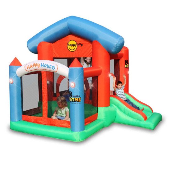 Aire de Jeux Gonflable avec Piscine à Balles | Happy Hop