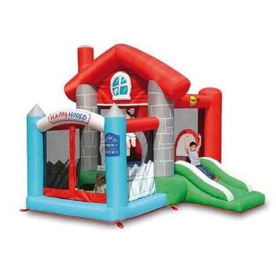 Aire de Jeux Gonflable avec Piscine à Balles | Happy Hop
