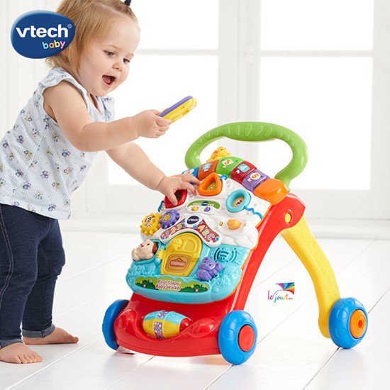 Trotteur Bébé VTech 2 en 1 | Super Trotteur Parlant Évolutif