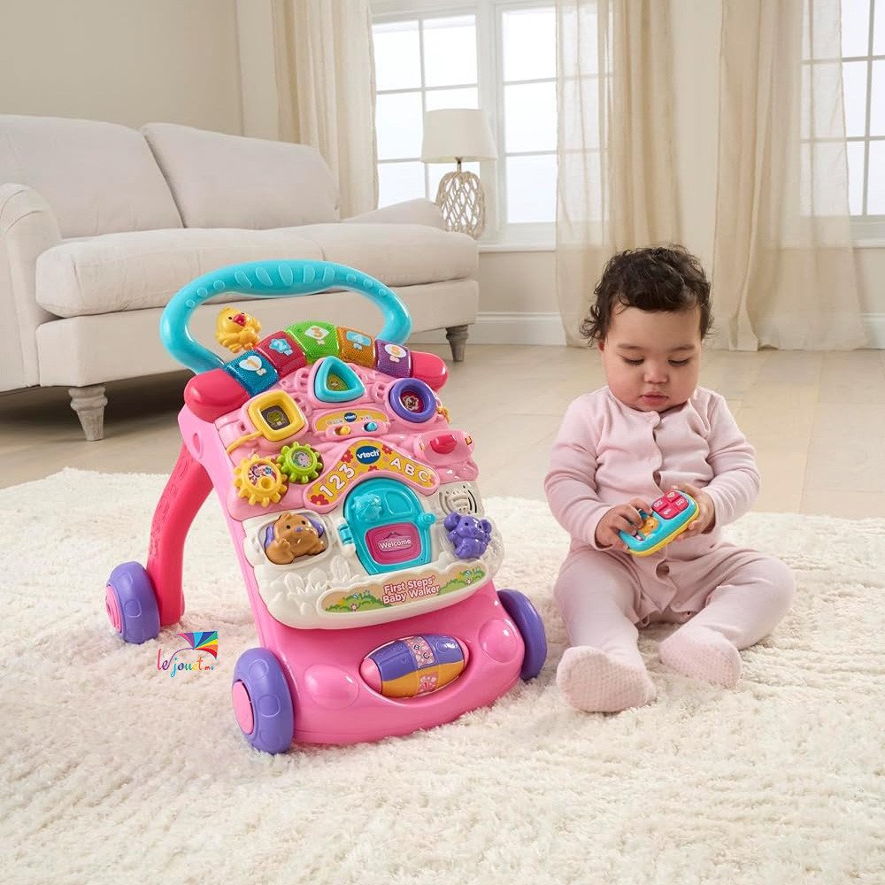 Trotteur Bébé VTech 2 en 1 | Super Trotteur Parlant Évolutif