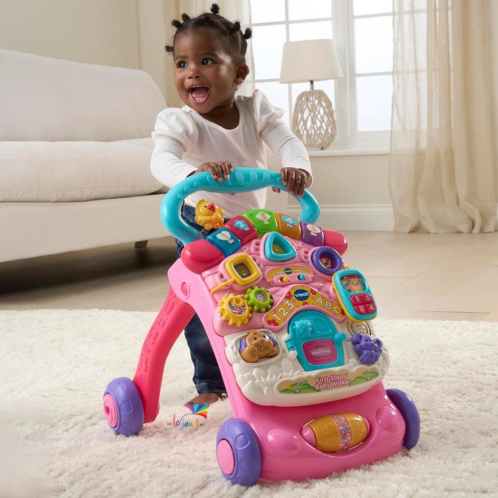 Trotteur Bébé VTech 2 en 1 | Super Trotteur Parlant Évolutif
