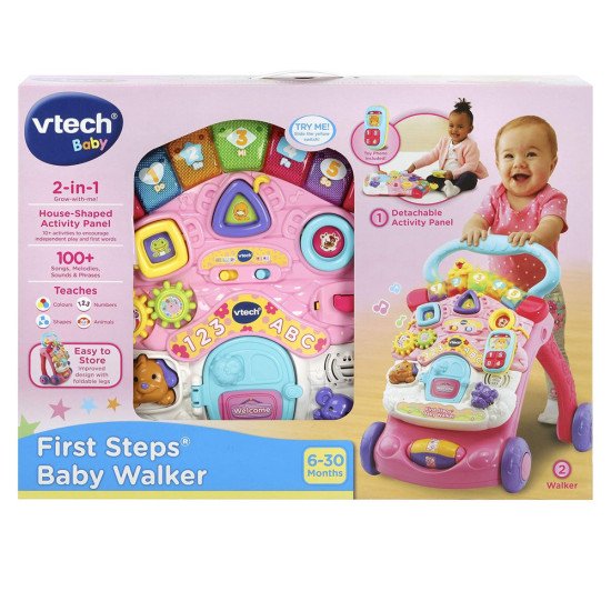Trotteur Bébé VTech 2 en 1 | Super Trotteur Parlant Évolutif