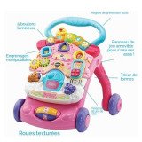 Trotteur Bébé VTech 2 en 1 | Super Trotteur Parlant Évolutif