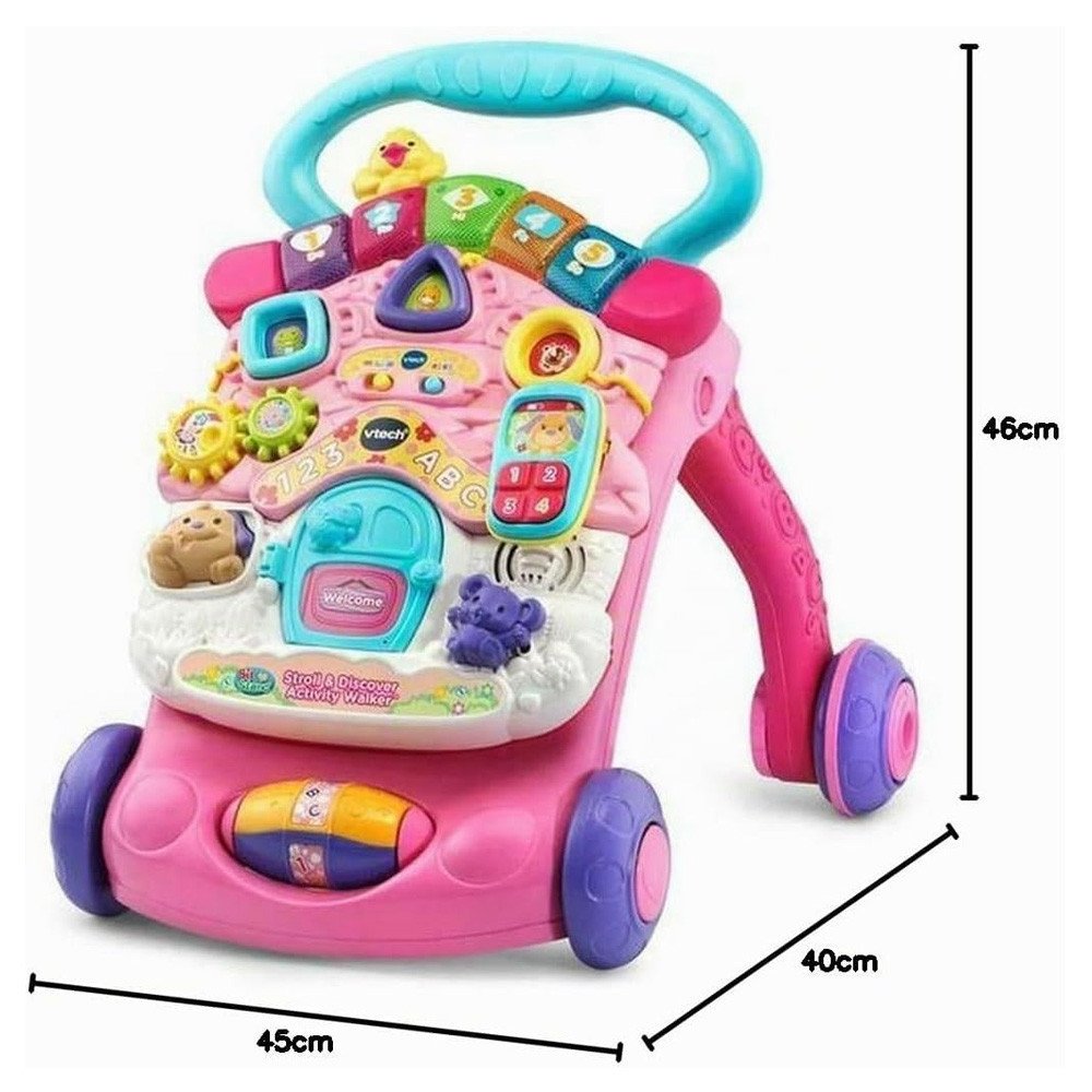 Trotteur Bébé VTech 2 en 1 | Super Trotteur Parlant Évolutif