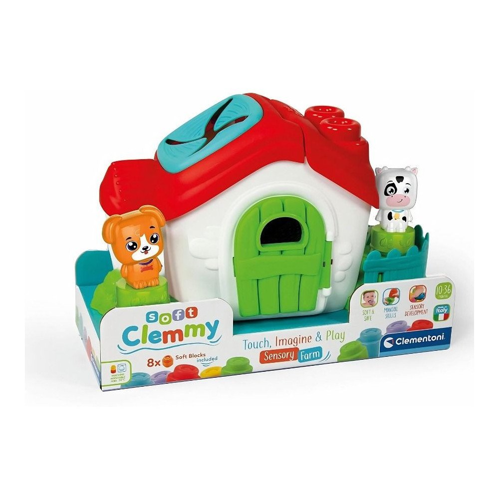 Ferme Sensorielle Clemmy Clementoni  Blocs Souples Bébé