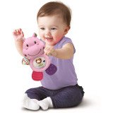Veilleuse Peluche VTech Lumi Croc'Hippo Rose  Bébé 0-36m