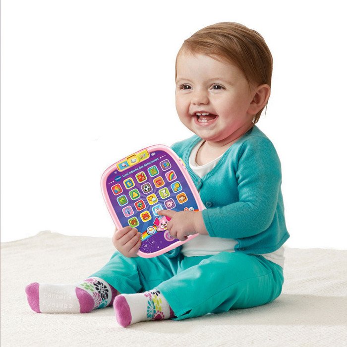 Tablette Bébé Rose VTech Lumi Tablette des Découvertes  12-36m