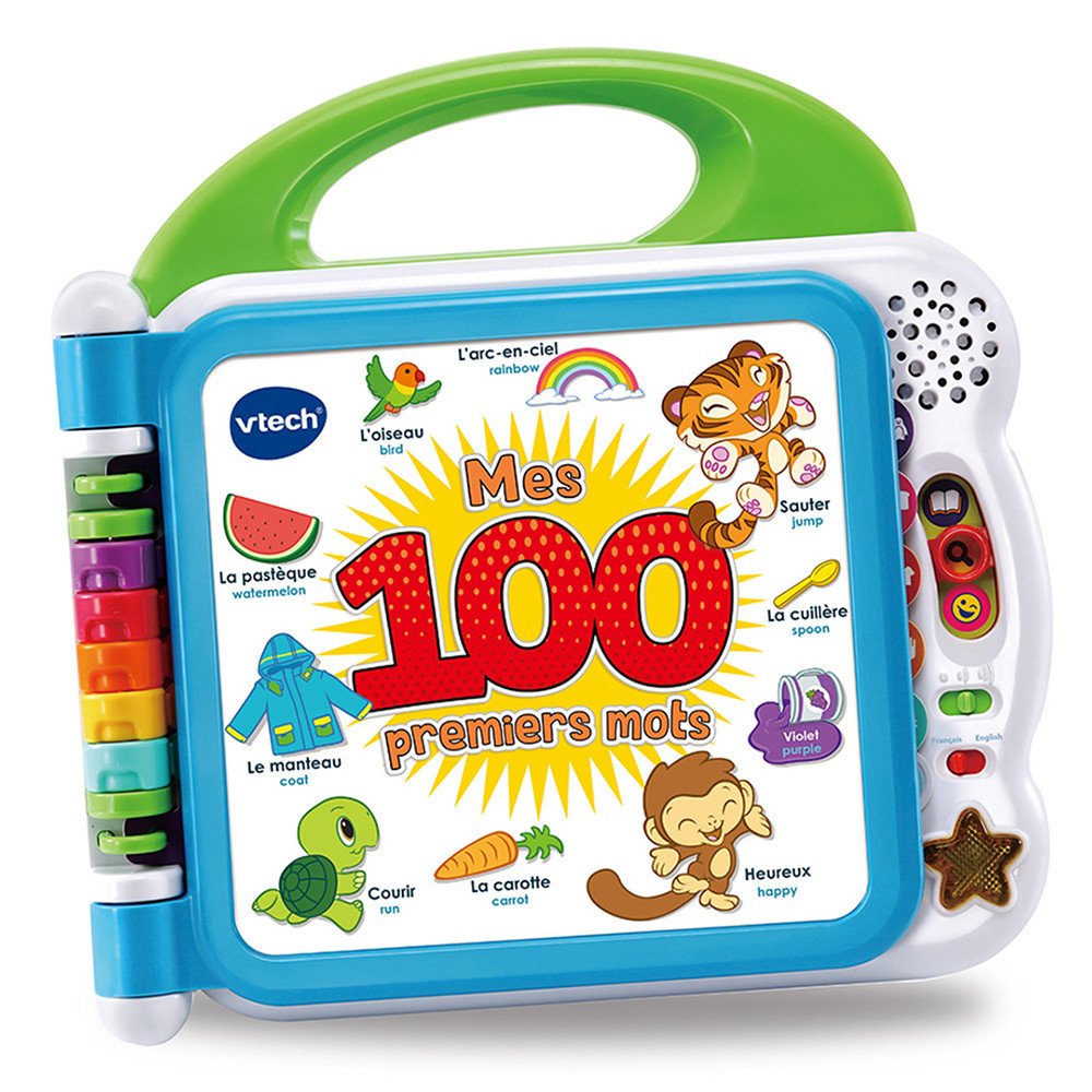 Imagier Bilingue VTech 100 Premiers Mots | Livre Tactile