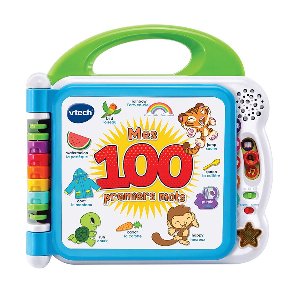 Imagier Bilingue VTech 100 Premiers Mots | Livre Tactile