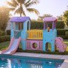 Aire de Jeux Multi-Activités XXL – Toboggan, Passerelle & Cachette