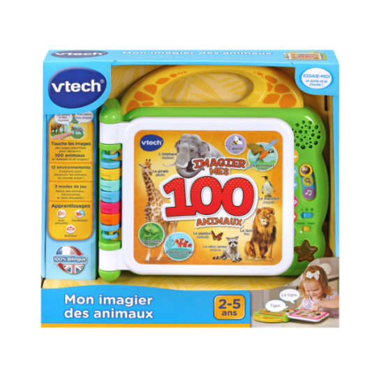 Livre Bébé VTech Mon Premier Imagier Bilingue | 18m-4ans