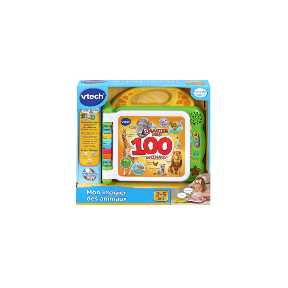 Livre Bébé VTech Mon Premier Imagier Bilingue | 18m-4ans