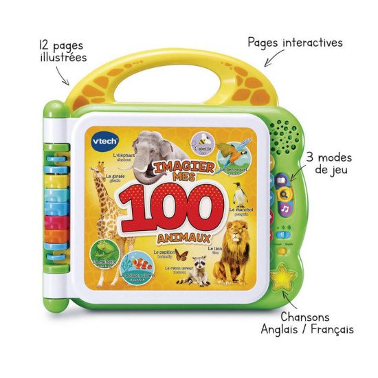 Livre Bébé VTech Mon Premier Imagier Bilingue | 18m-4ans