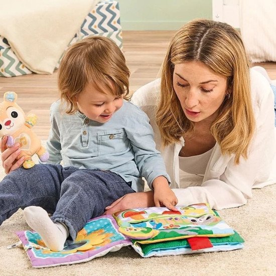 Livre en Tissu VTech Grand Livre Toudoux Ourson | 3-36m