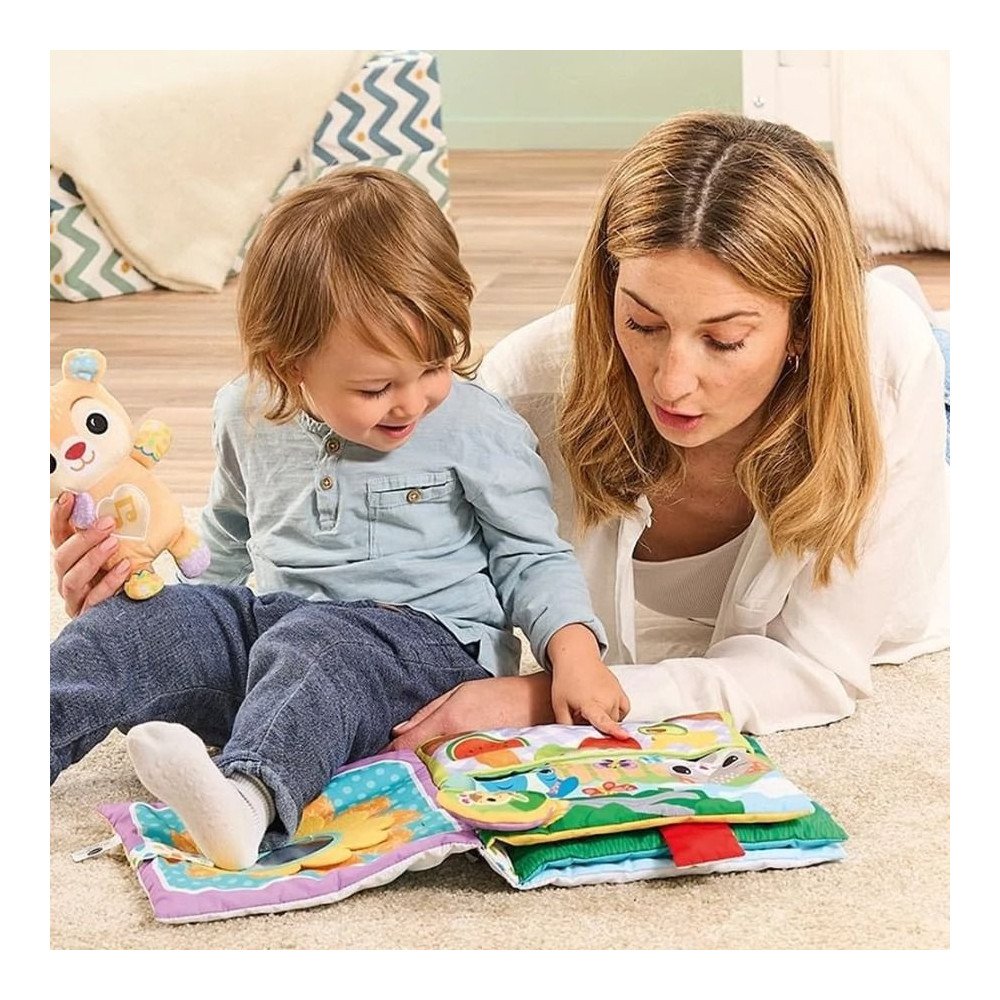 Livre en Tissu VTech Grand Livre Toudoux Ourson | 3-36m