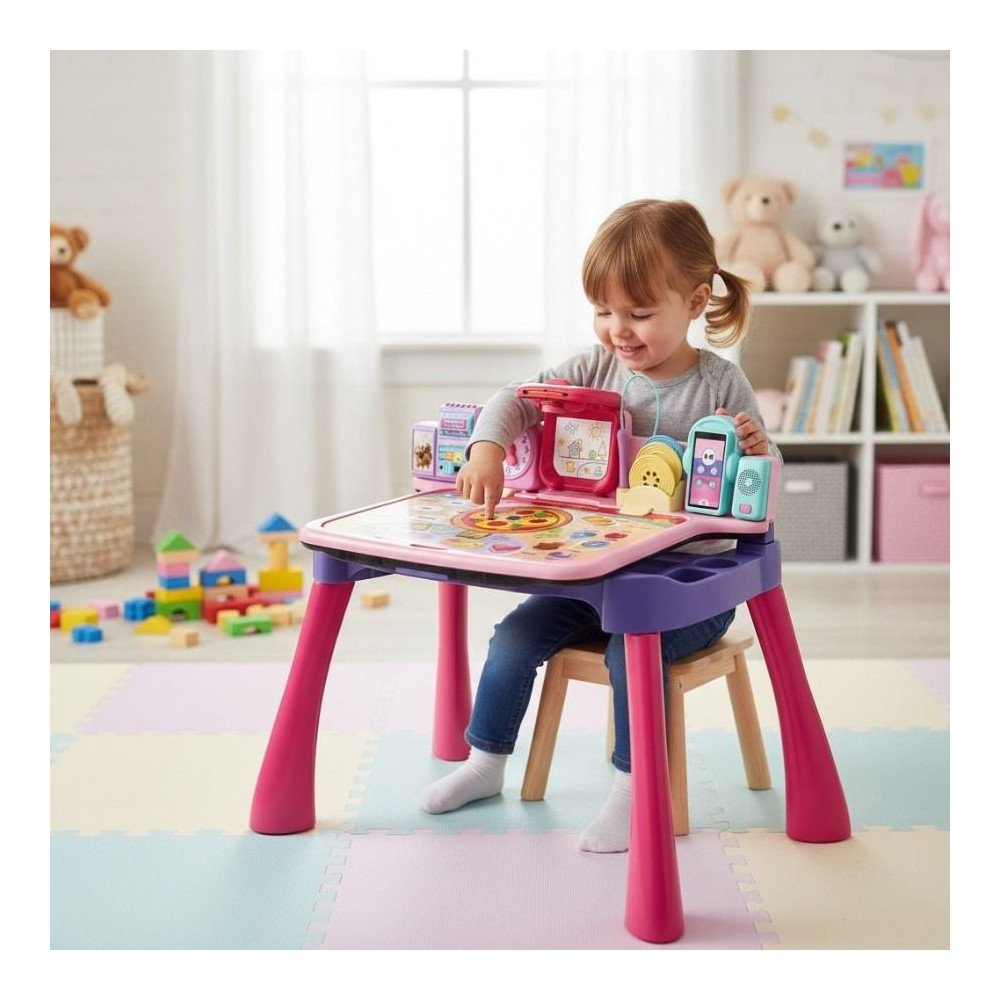 Magic Bureau Interactif 5 en 1 Rose VTech  2-6 ans