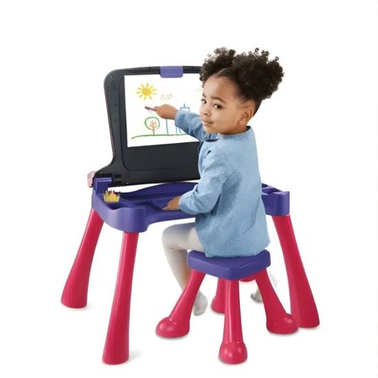 Magic Bureau Interactif 5 en 1 Rose VTech  2-6 ans