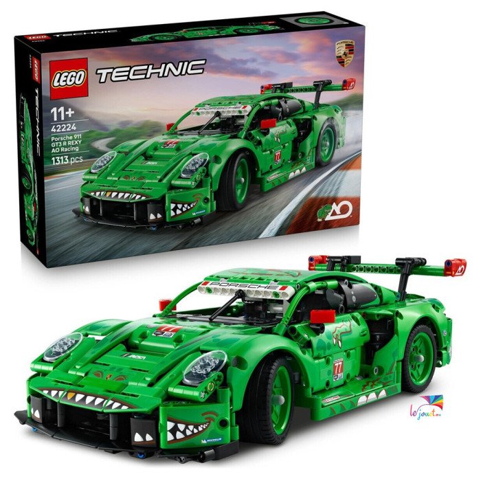 LEGO Technic Porsche 911 GT3 R Rexy AO Racing 42224