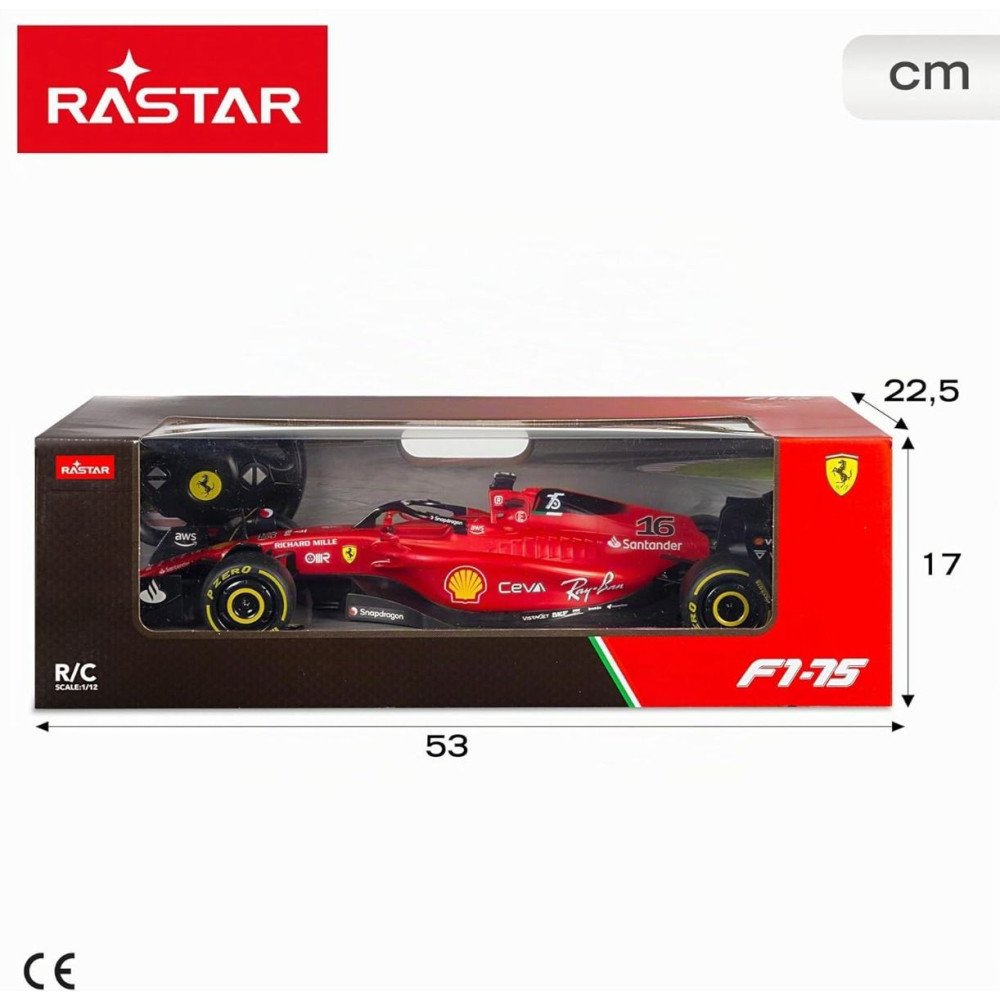 Ferrari F1-75 RASTAR 1:18 Télécommandée | LEJOUET.ma