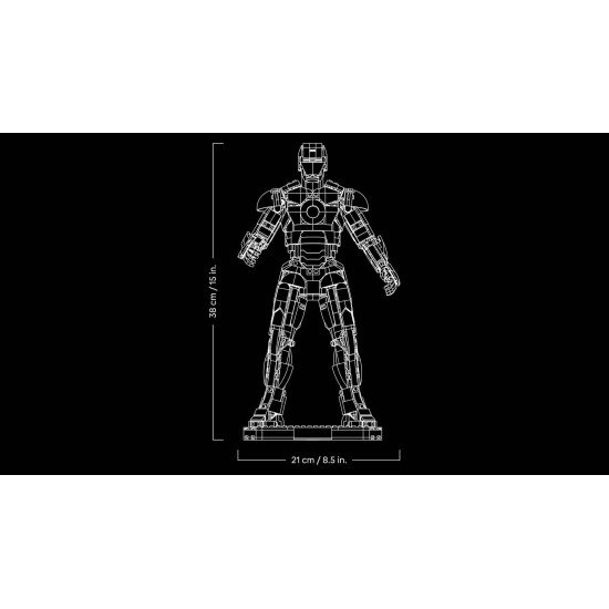 LEGO Marvel Iron Man Mark 3 Collector 76344 | Figurine
