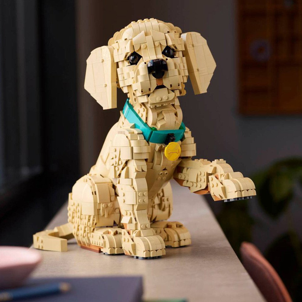 LEGO Icons Le Chiot Golden Retriever 11384 | Figurine