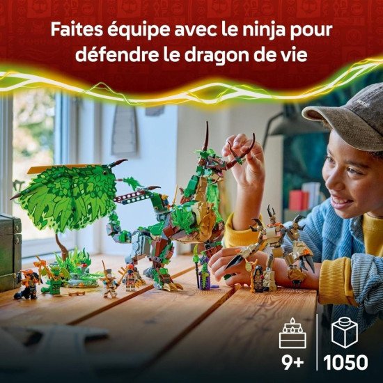 LEGO NINJAGO Le Dragon de la Vie 71859 | Jouet Dragon