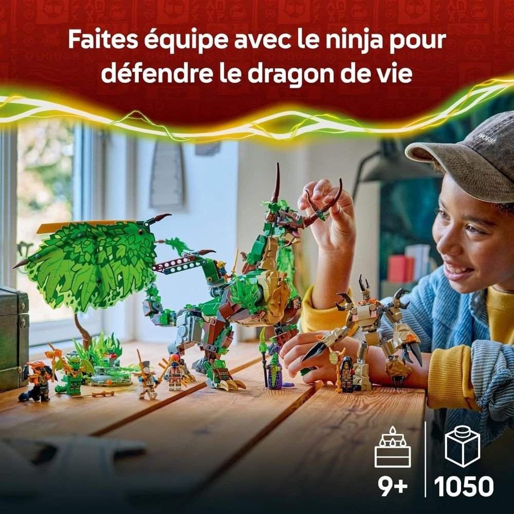 LEGO NINJAGO Le Dragon de la Vie 71859 | Jouet Dragon