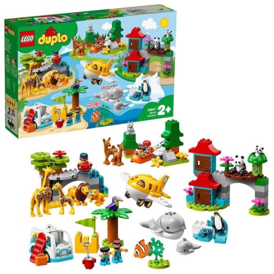 LEGO DUPLO Les Animaux du Monde 10907 | Jouet 2-5 ans