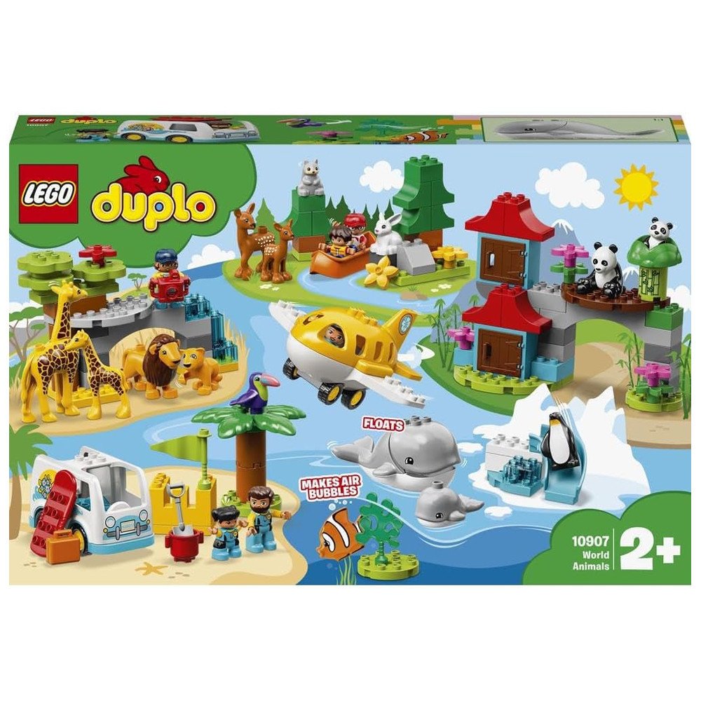 LEGO DUPLO Les Animaux du Monde 10907 | Jouet 2-5 ans
