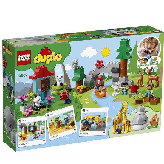 LEGO DUPLO Les Animaux du Monde 10907 | Jouet 2-5 ans