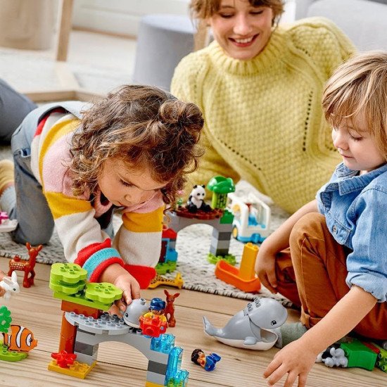 LEGO DUPLO Les Animaux du Monde 10907 | Jouet 2-5 ans