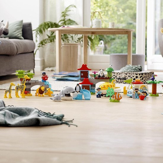 LEGO DUPLO Les Animaux du Monde 10907 | Jouet 2-5 ans
