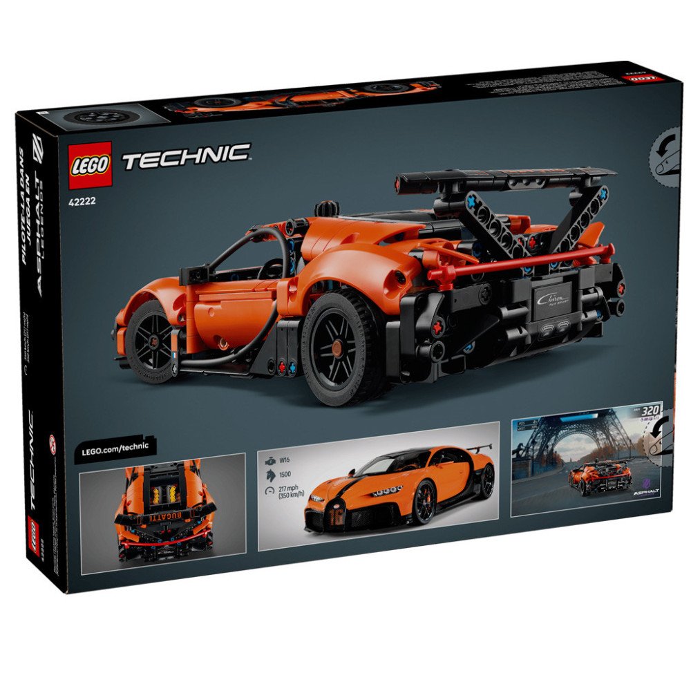 LEGO Technic Bugatti Chiron Pur Sport 42222  Voiture