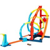 Circuit Hot Wheels Triple Boucle avec Lanceur | Jouet 6+