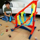 Circuit Hot Wheels Triple Boucle avec Lanceur | Jouet 6+