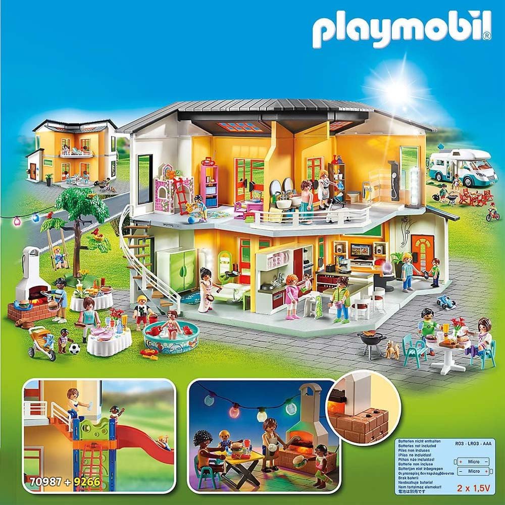 Playmobil City Life Espace Détente Piscine 70987 | Maison