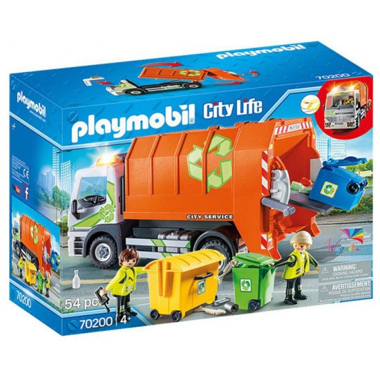 Playmobil City Action Camion de recyclage ordures 70200